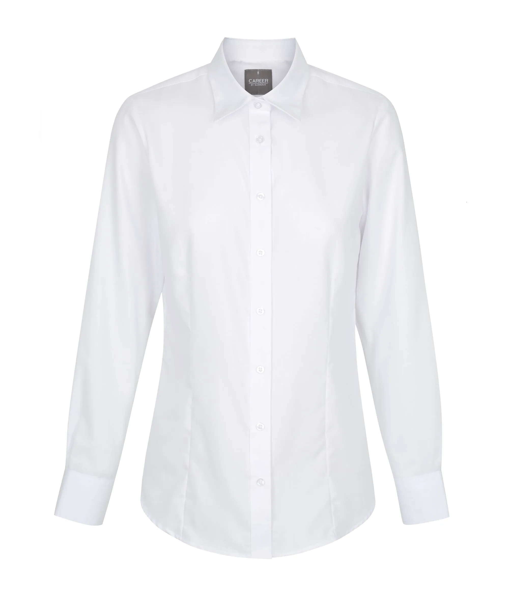 1908WL White Long Sleeve Shirt