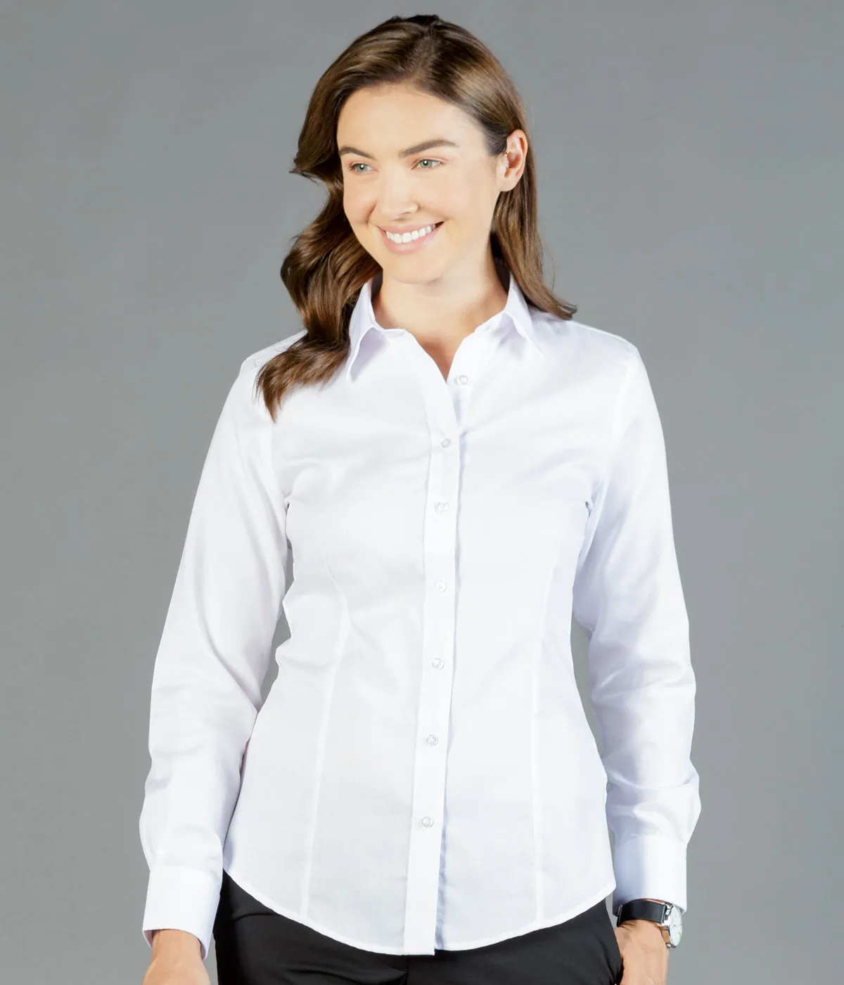 1908WL White Long Sleeve Shirt