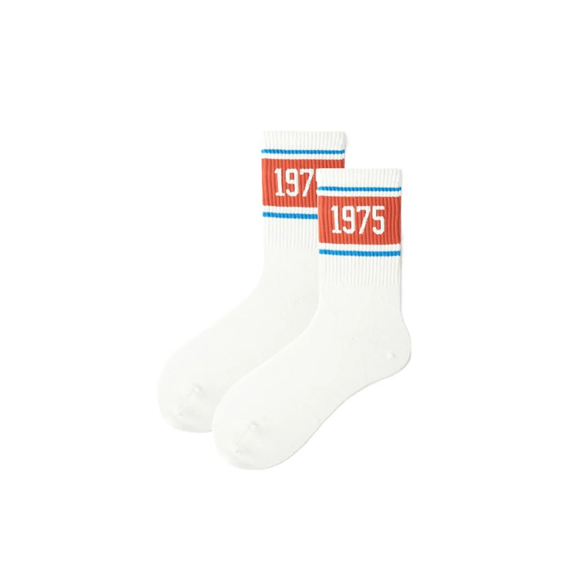 1975 All-season Unisex Sports Crew Socks