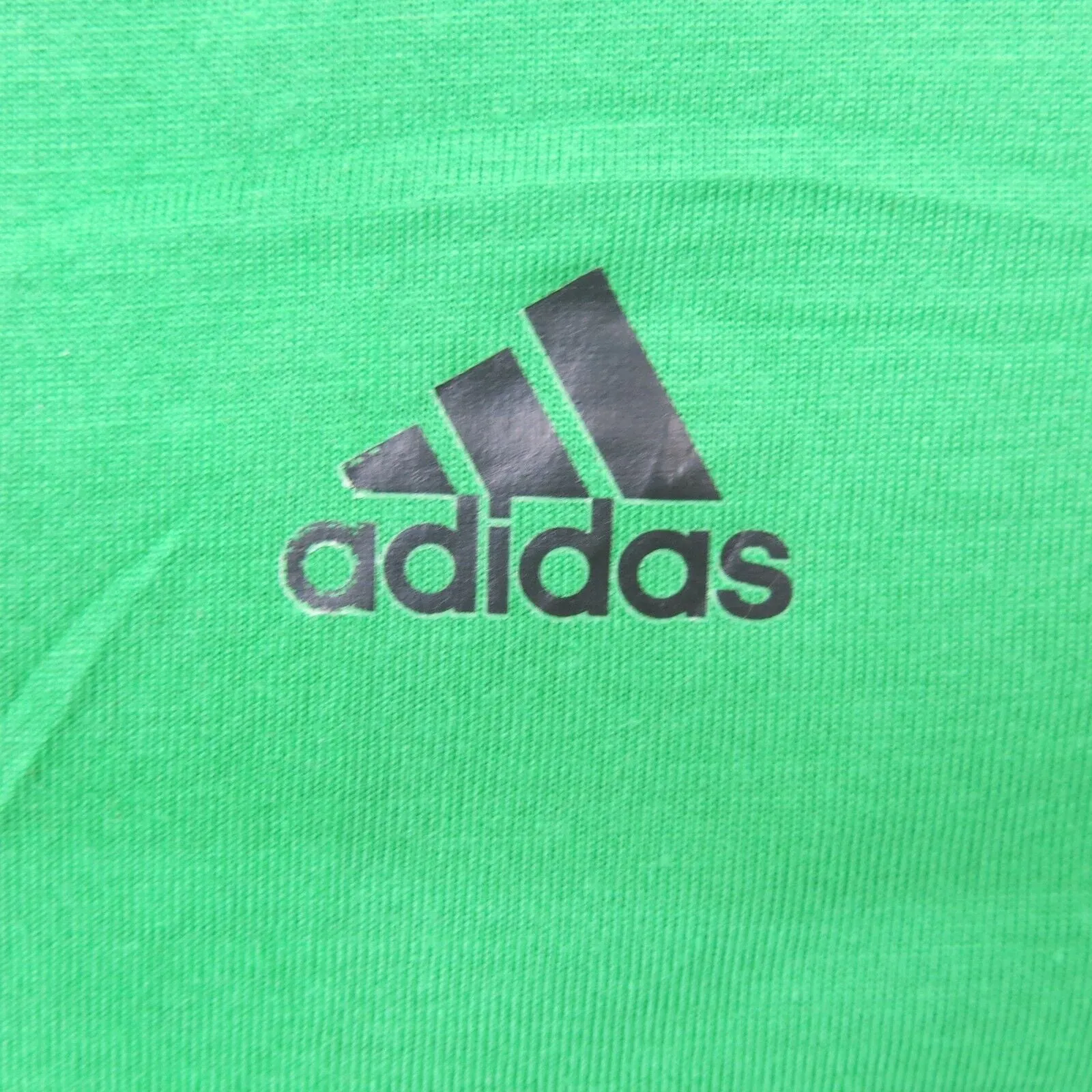 Adidas Climalite Mens Pullover T Shirt Short Sleeve Crew Neck Green Size Medium