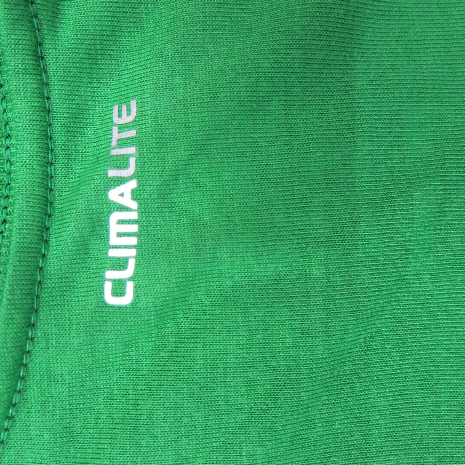 Adidas Climalite Mens Pullover T Shirt Short Sleeve Crew Neck Green Size Medium