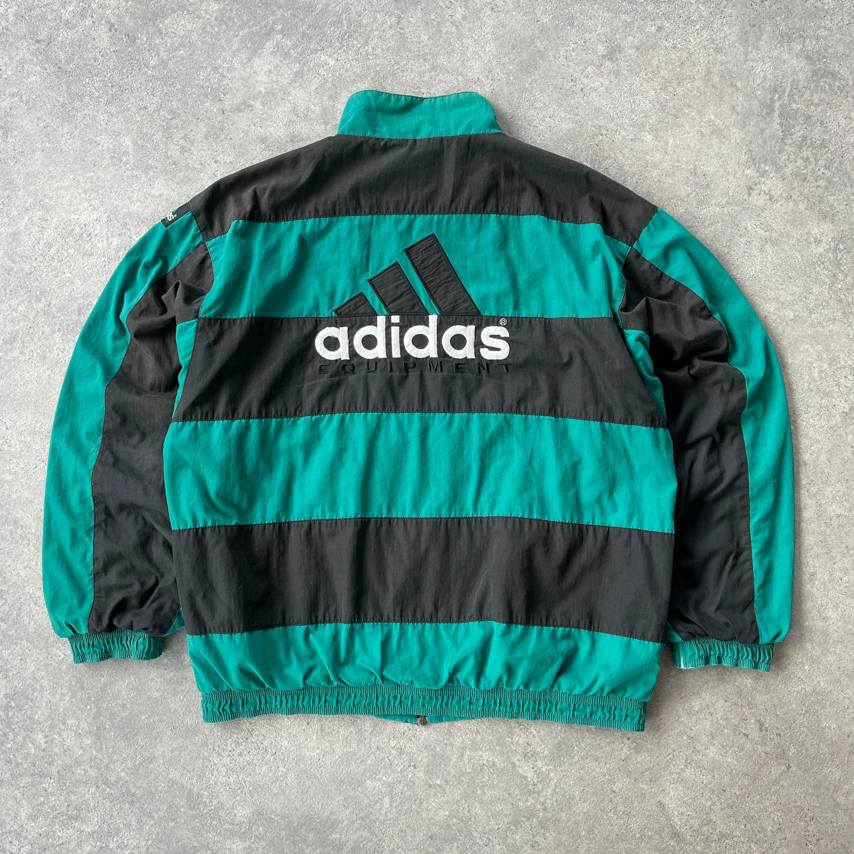 Adidas Equipment 1990s lightweight embroidered track jacket (M)