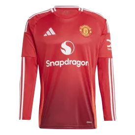 Adidas Manchester United 2024/25 Long-Sleeve Home Jersey