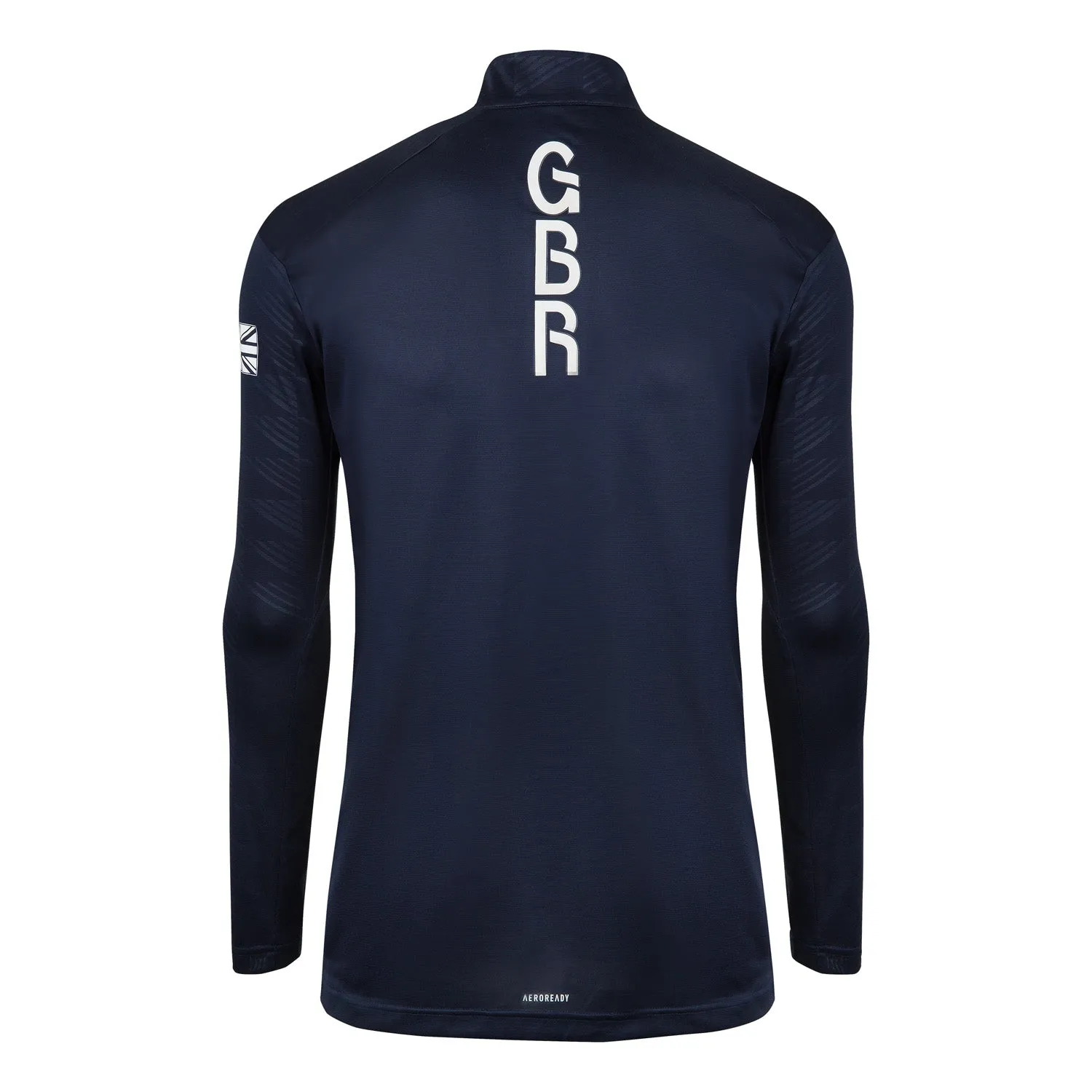 adidas Team GB Men's 1/2 Zip Long Sleeve Top