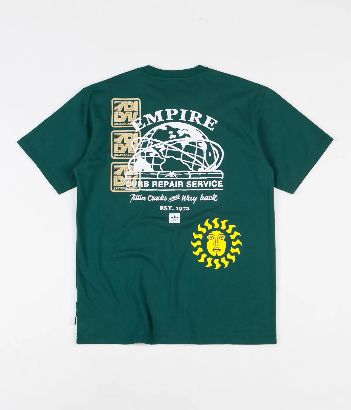 Adidas Test Print T-Shirt - Collegiate Green / Multicolor