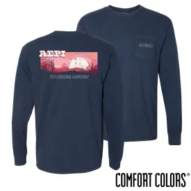 AEPi Comfort Colors Wander Often Long Sleeve Pocket Tee