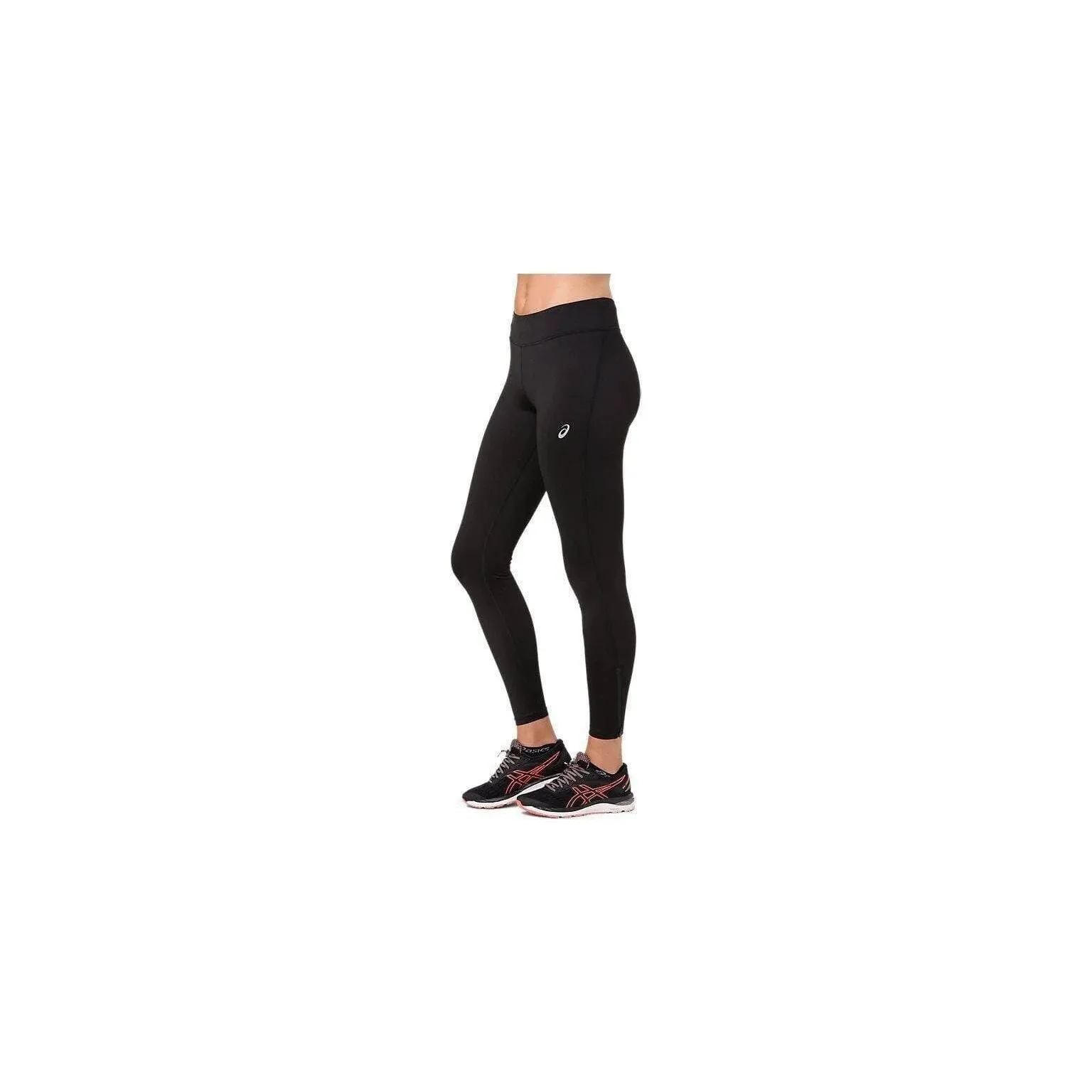 Asics Silver Women's tight with leg Zip