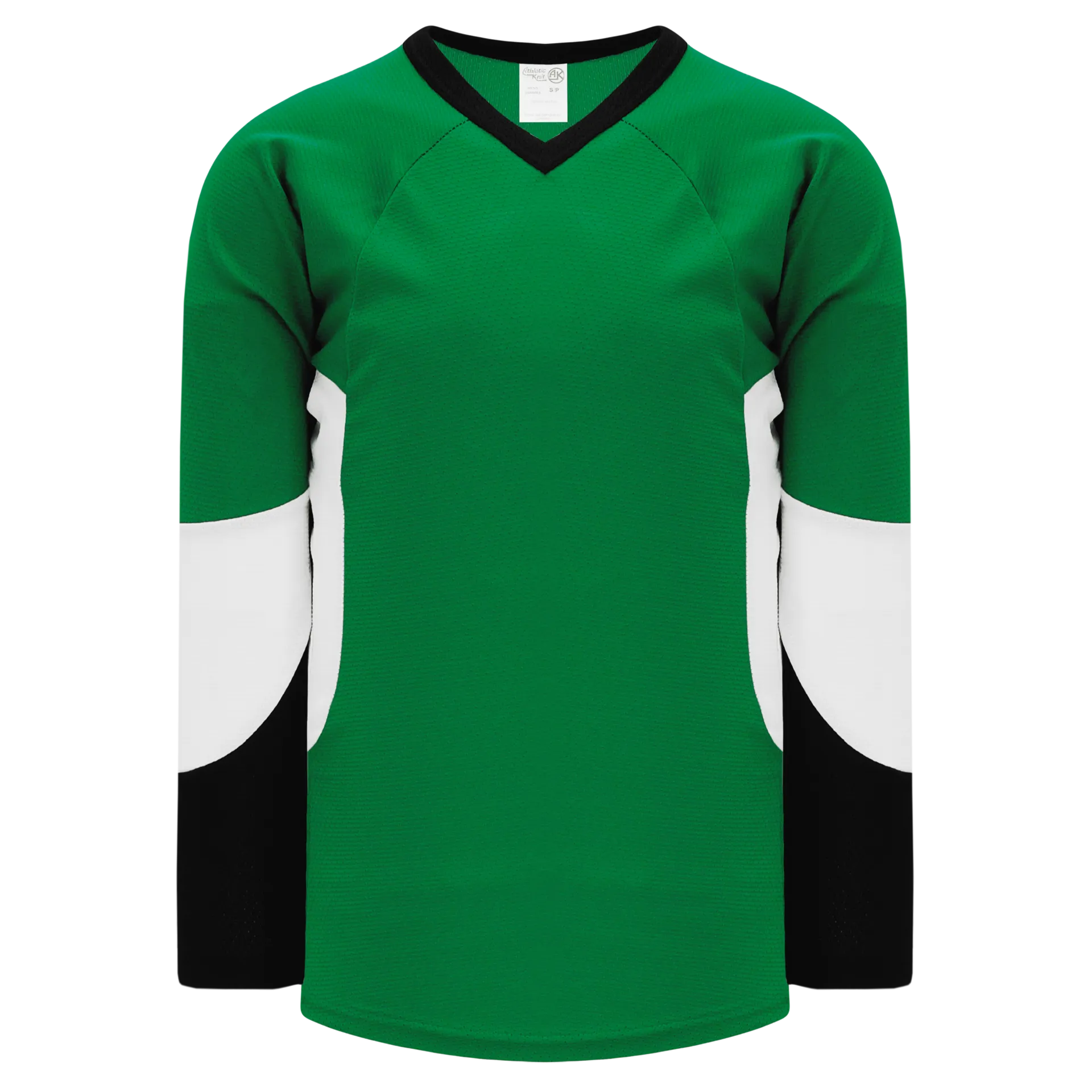 Athletic Knit (AK) H6600Y-440 Youth Kelly Green/Black/White League Hockey Jersey