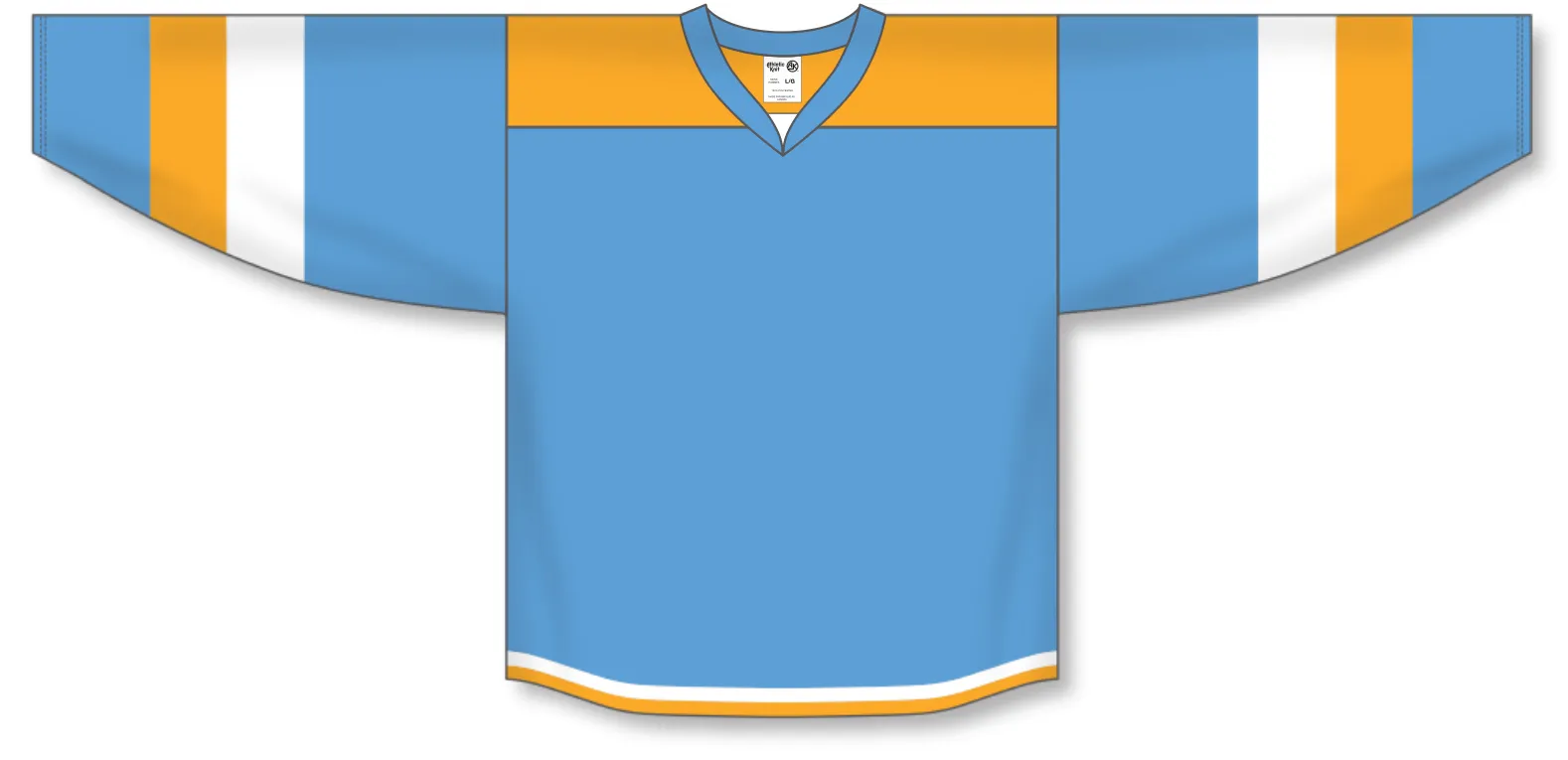 Athletic Knit (AK) H7400A-473 Adult Sky Blue Select Hockey Jersey