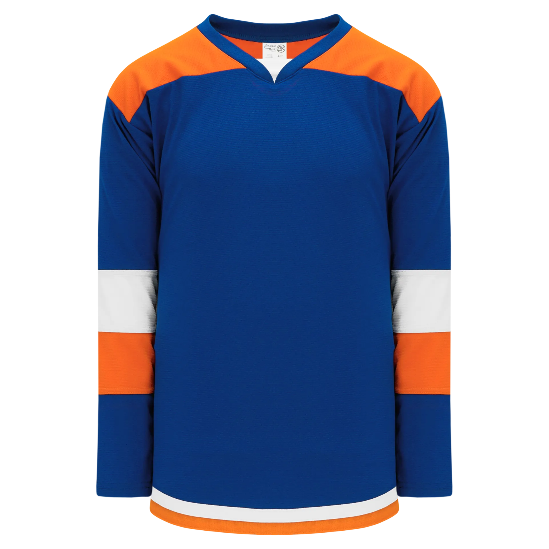 Athletic Knit (AK) H7400A-482 Adult Royal Blue/Orange Select Hockey Jersey