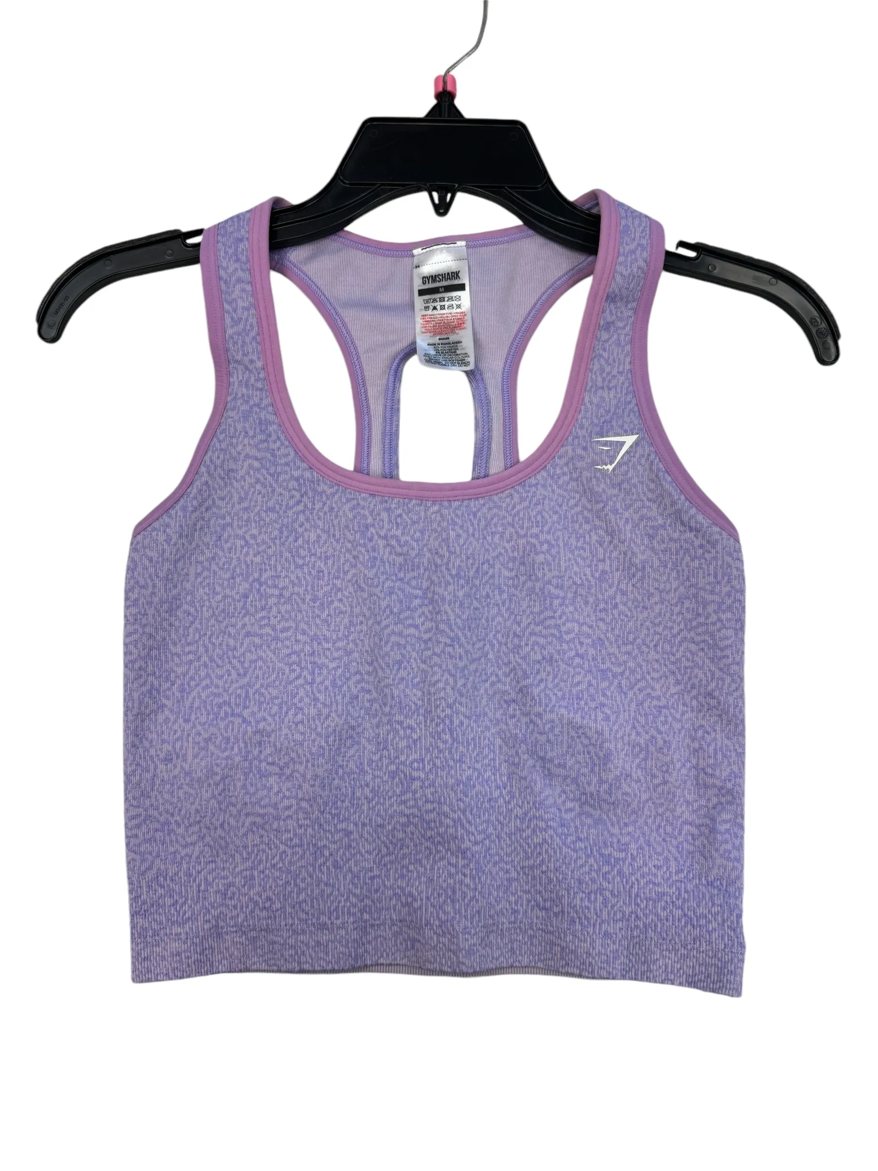 Athletic Tank Top By Gym Shark In Purple, Size: M