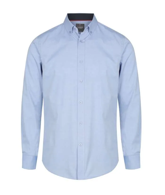 Bradford Mens, Slim Fit, Fine Oxford, Long Sleeve Shirt