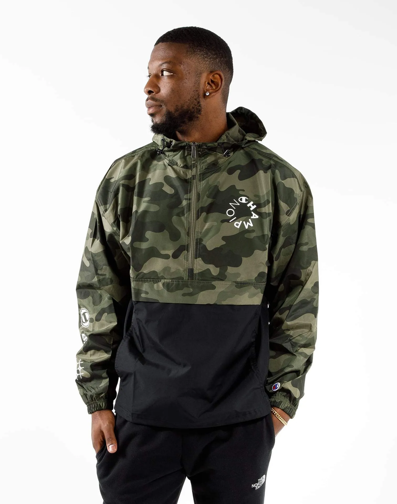 Champion Stadium Color Blocked Camo Jacket