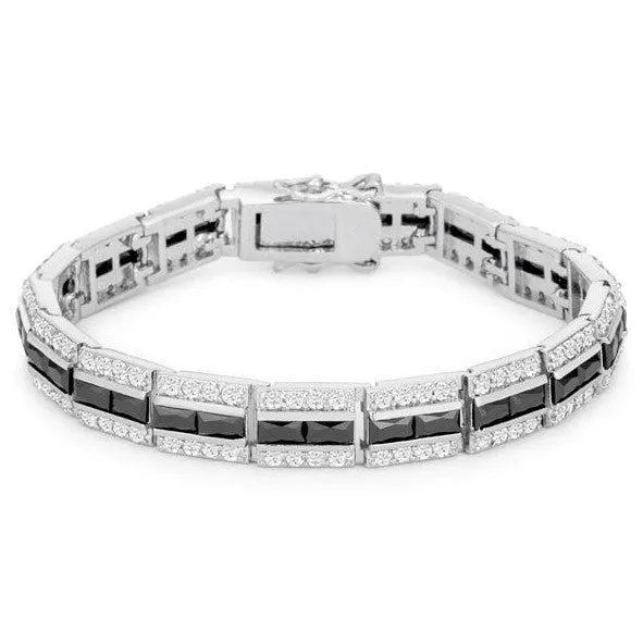 Chante Black Radiant Tennis Bracelet - 7.25in | 32ct