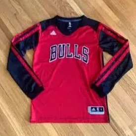 Chicago Bulls Adidas Youth Long Sleeve Shirt