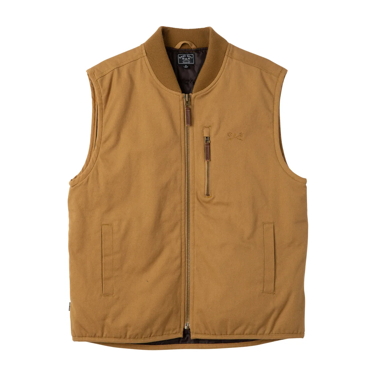 Dark Seas Men's Seamus Vest Bronze Jackets