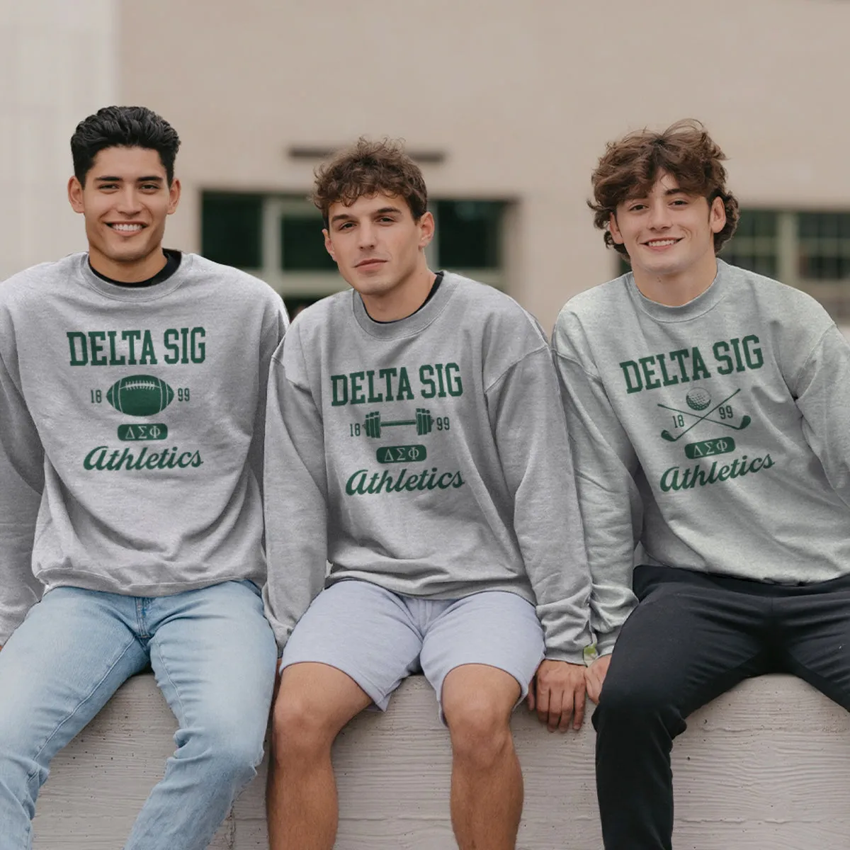 Delta Sig Athletic Crewneck