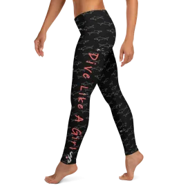 Dive Like a Girl Leggings (Warehouse)