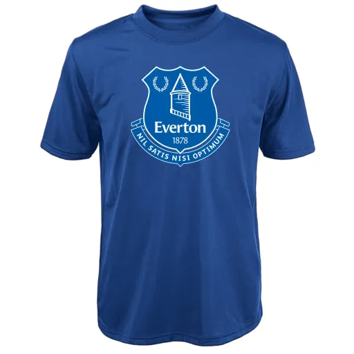 Everton BPL Football Club Blue Performance Soccer Adidas Youth Shirt