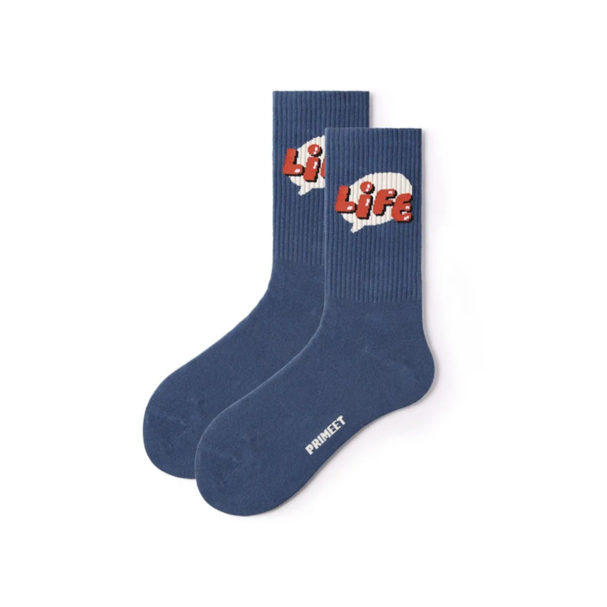 Fine Life All-season Unisex Sport 5pcs Crew Socks Set