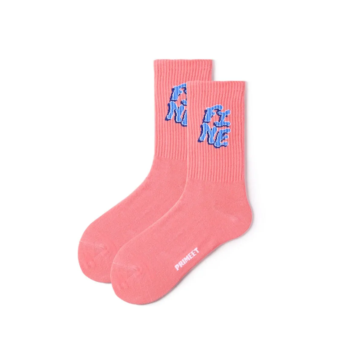 Fine Life All-season Unisex Sport 5pcs Crew Socks Set