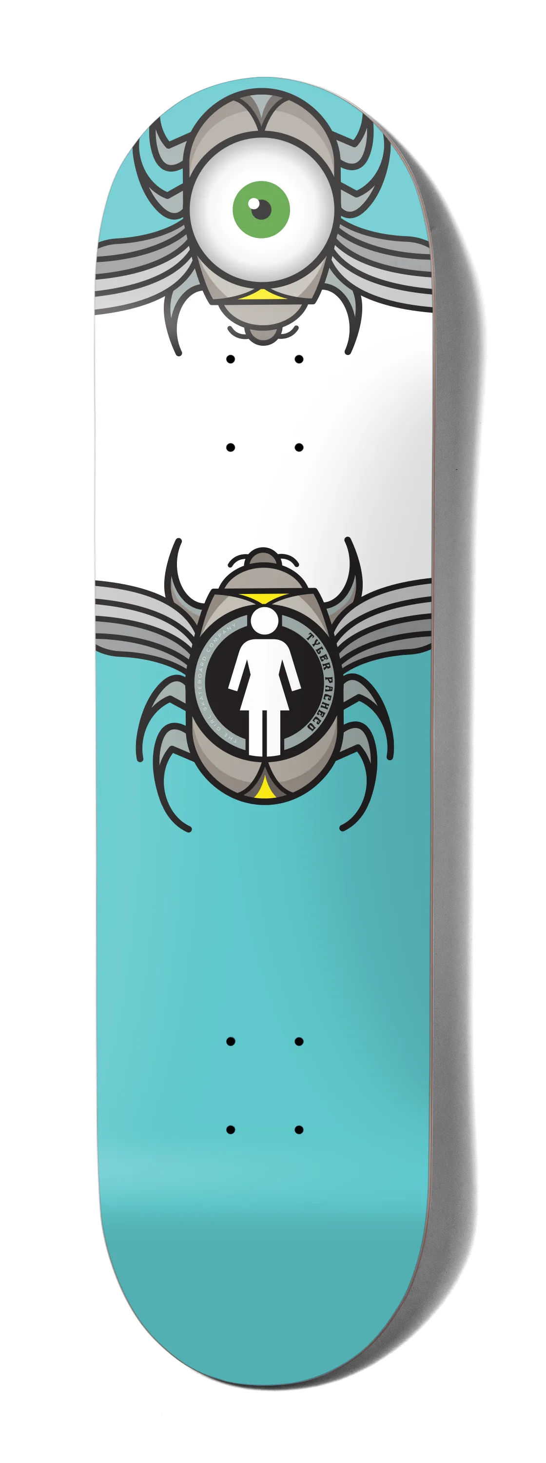 Girl Skateboard Deck Beetle Bum Tyler Pacheco 8.5"