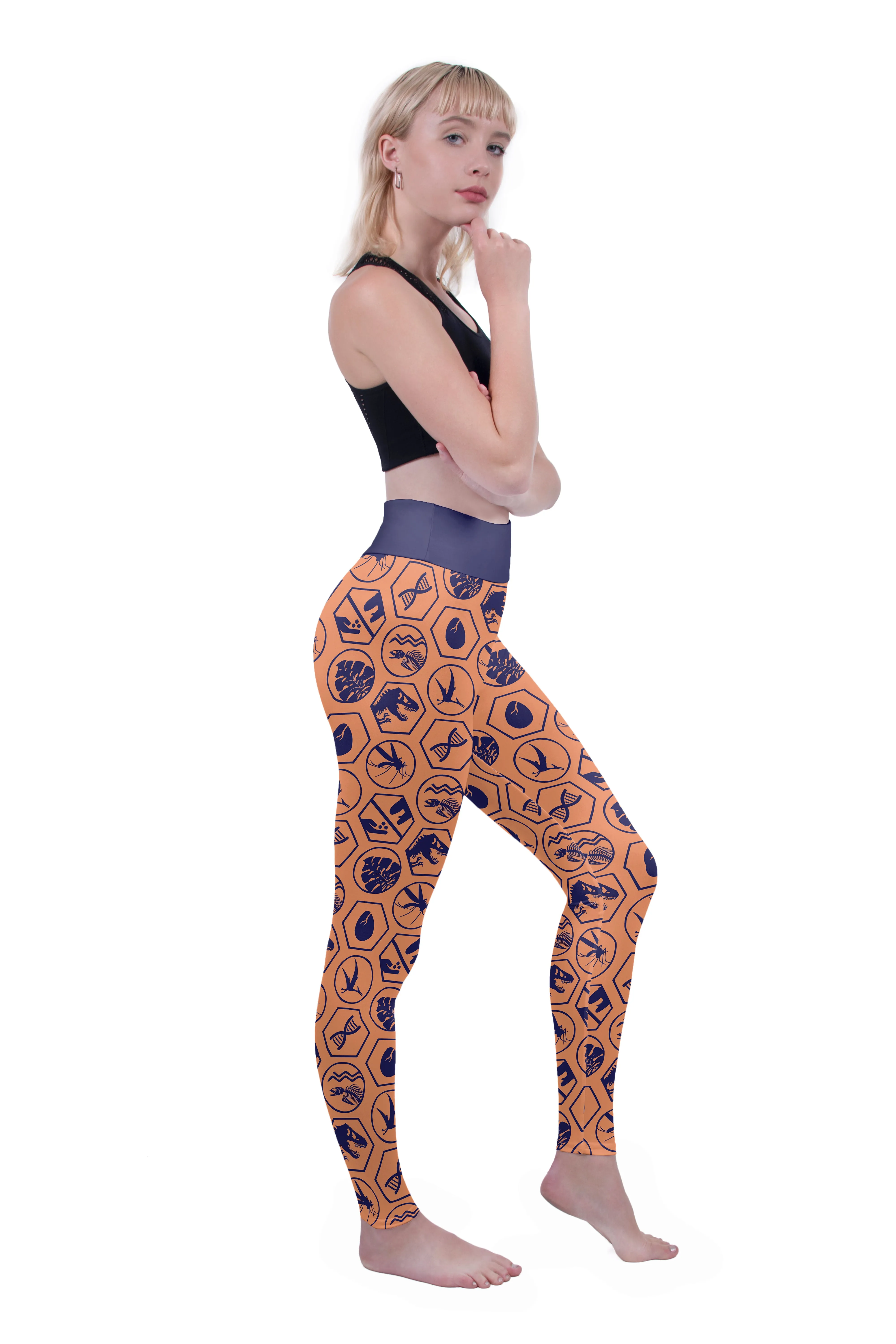 Highwasited Leggings (8-12 UK Size) - Glyphs