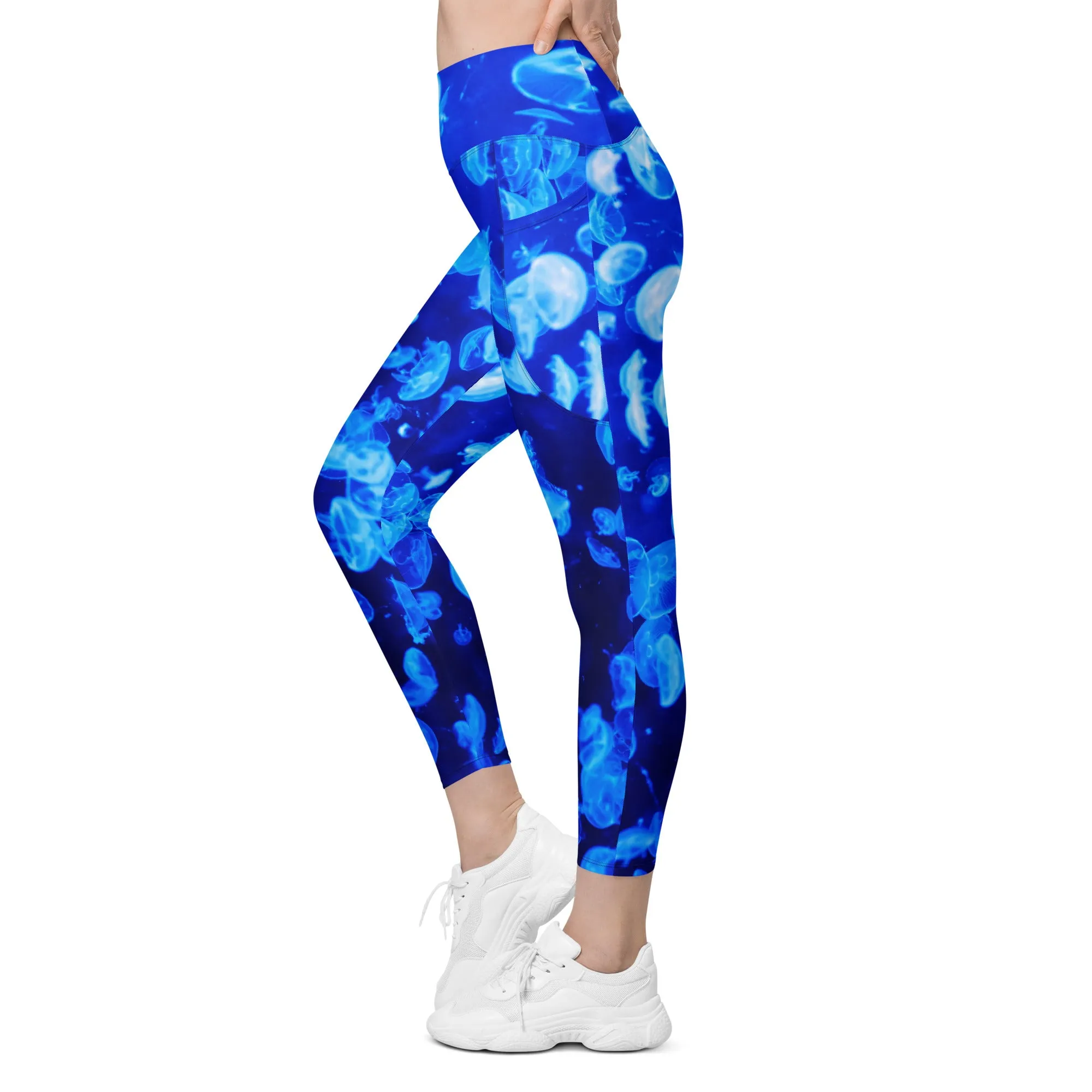 Jellyfish Bloom Pocket Leggings (2XS - 6X)