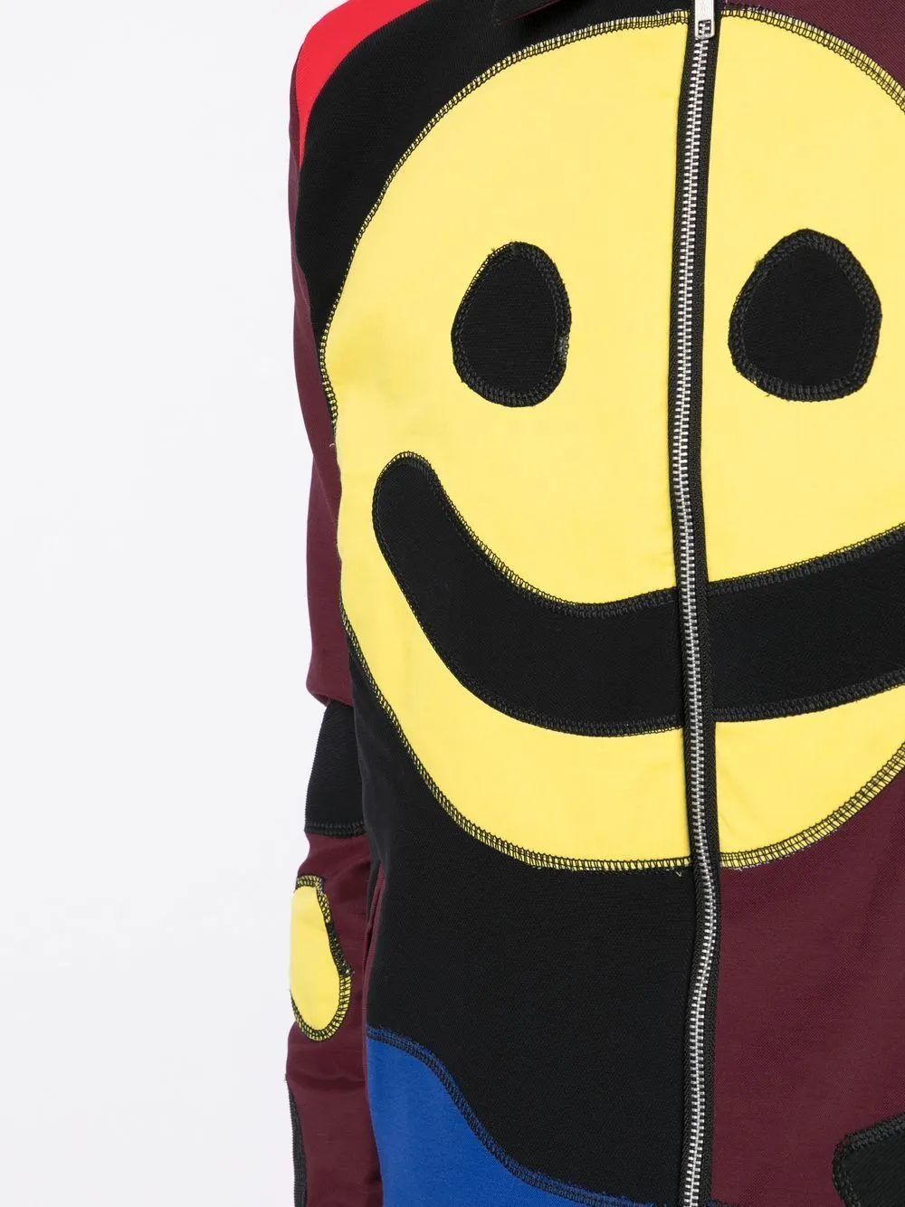 Jersey Patchwork Smiley Jacket