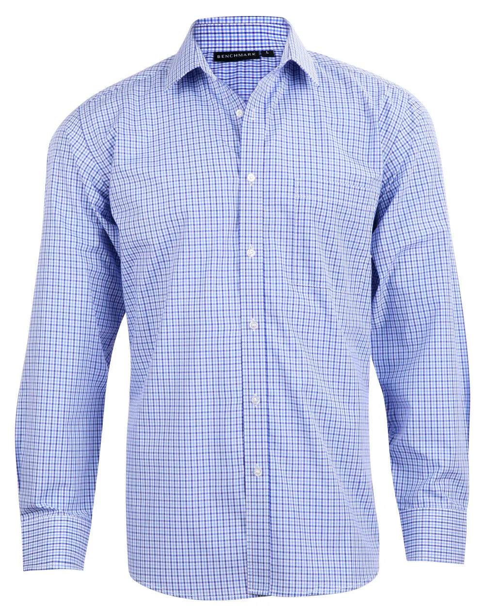 M7320L Men’s Multi-Tone Check Long Sleeve Shirt