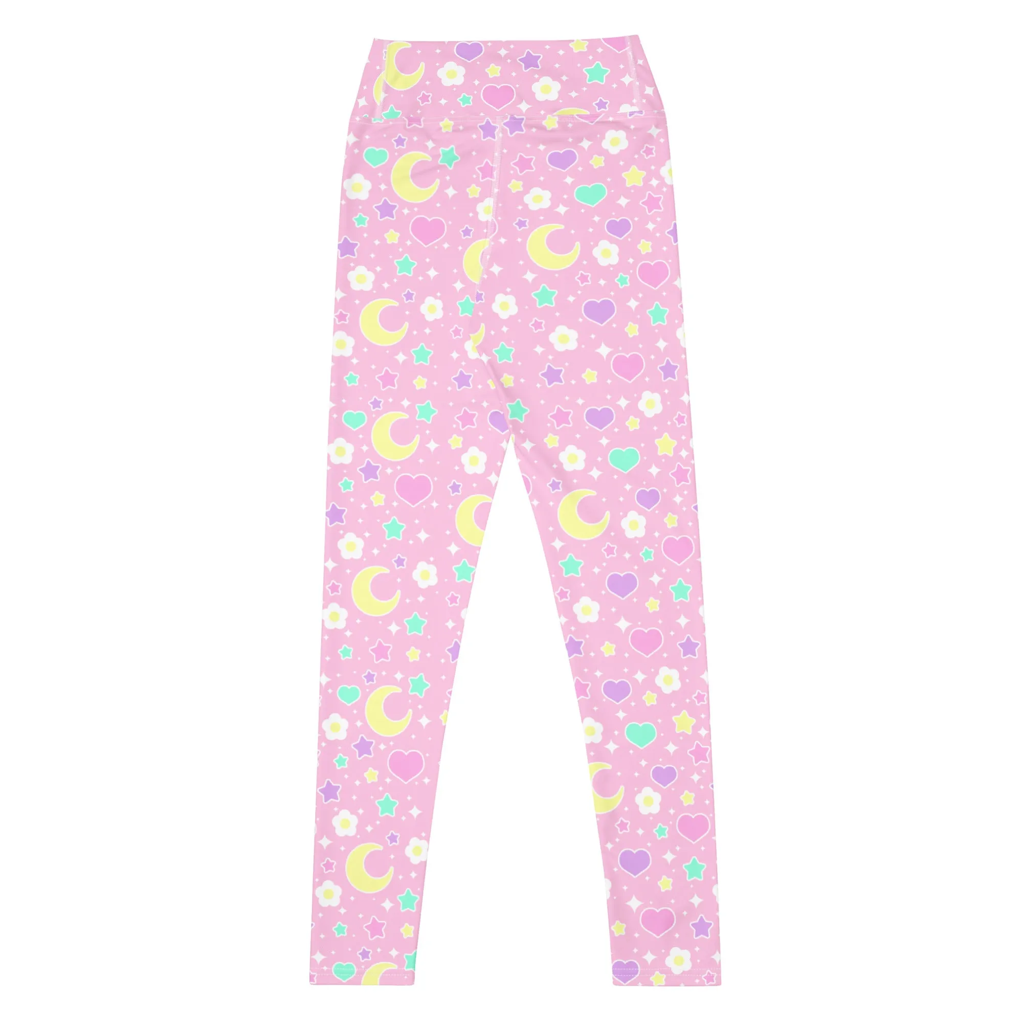 Magical Spring Pink Yoga Leggings