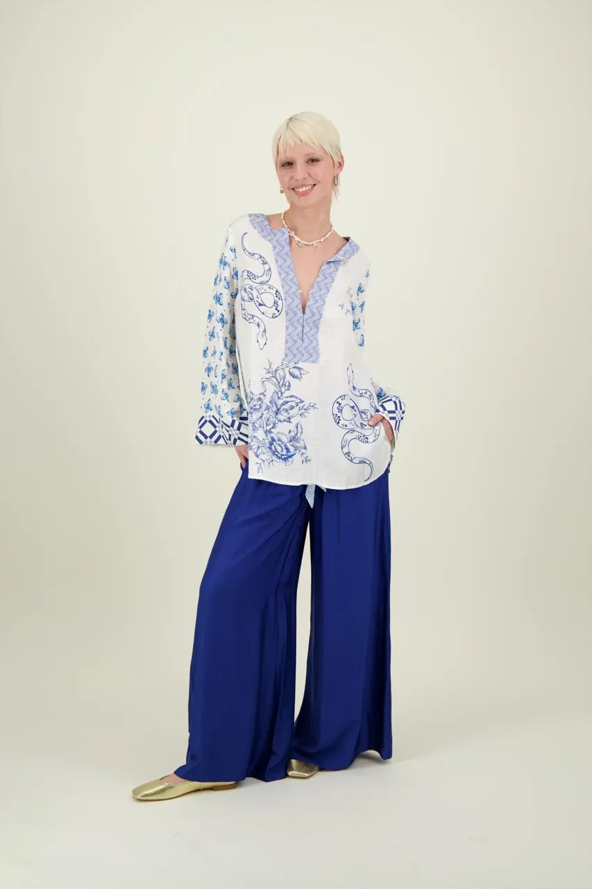 ME Alexa amalfi coast placket tunic