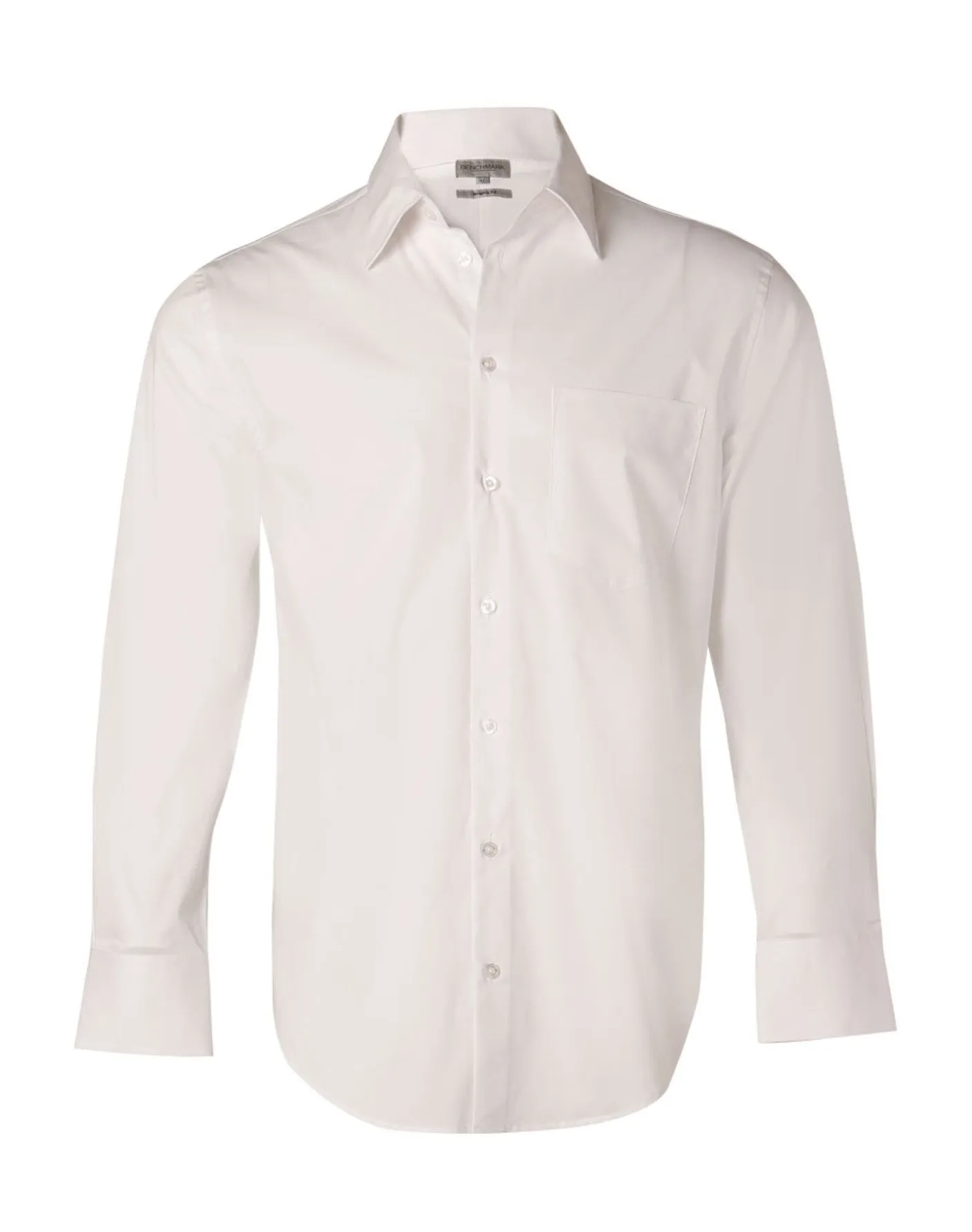 Men's Cotton/Poly Stretch Long Sheeve Shirt