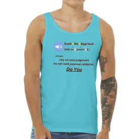 Men's Tank Tops: Seek No Approval Jersey Tank