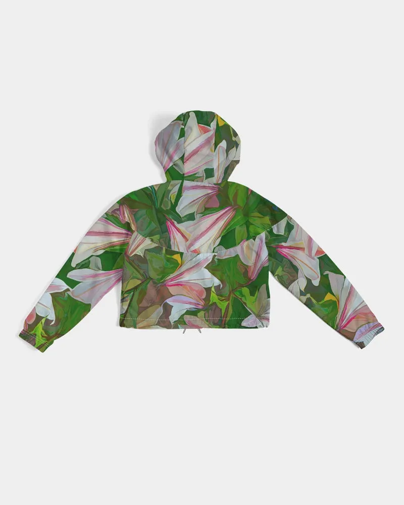 Miami Vibe Fashion Cropped Windbreaker