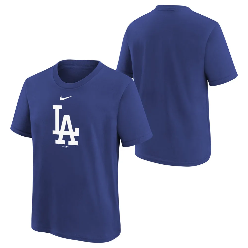 MLB Los Angeles Dodgers Youth Nike Large Logo Tee