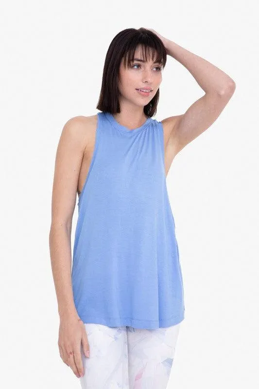 Mono B Raw Edge Tank Top