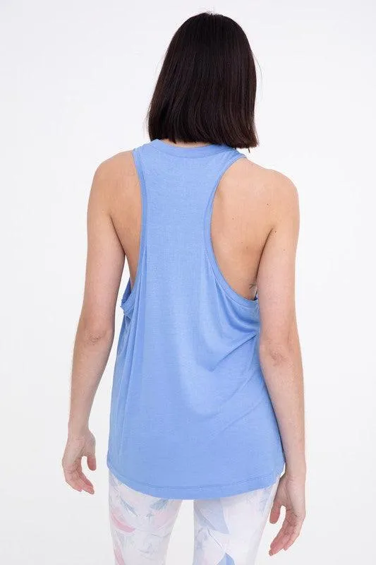 Mono B Raw Edge Tank Top