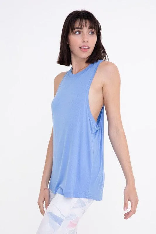 Mono B Raw Edge Tank Top