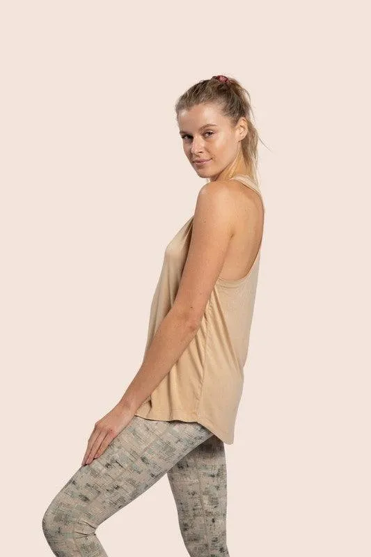 Mono B Raw Edge Tank Top