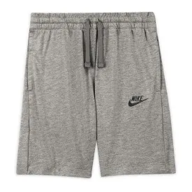 NIKE JERSEY BIG KIDS' (BOYS') SHORTS GREY