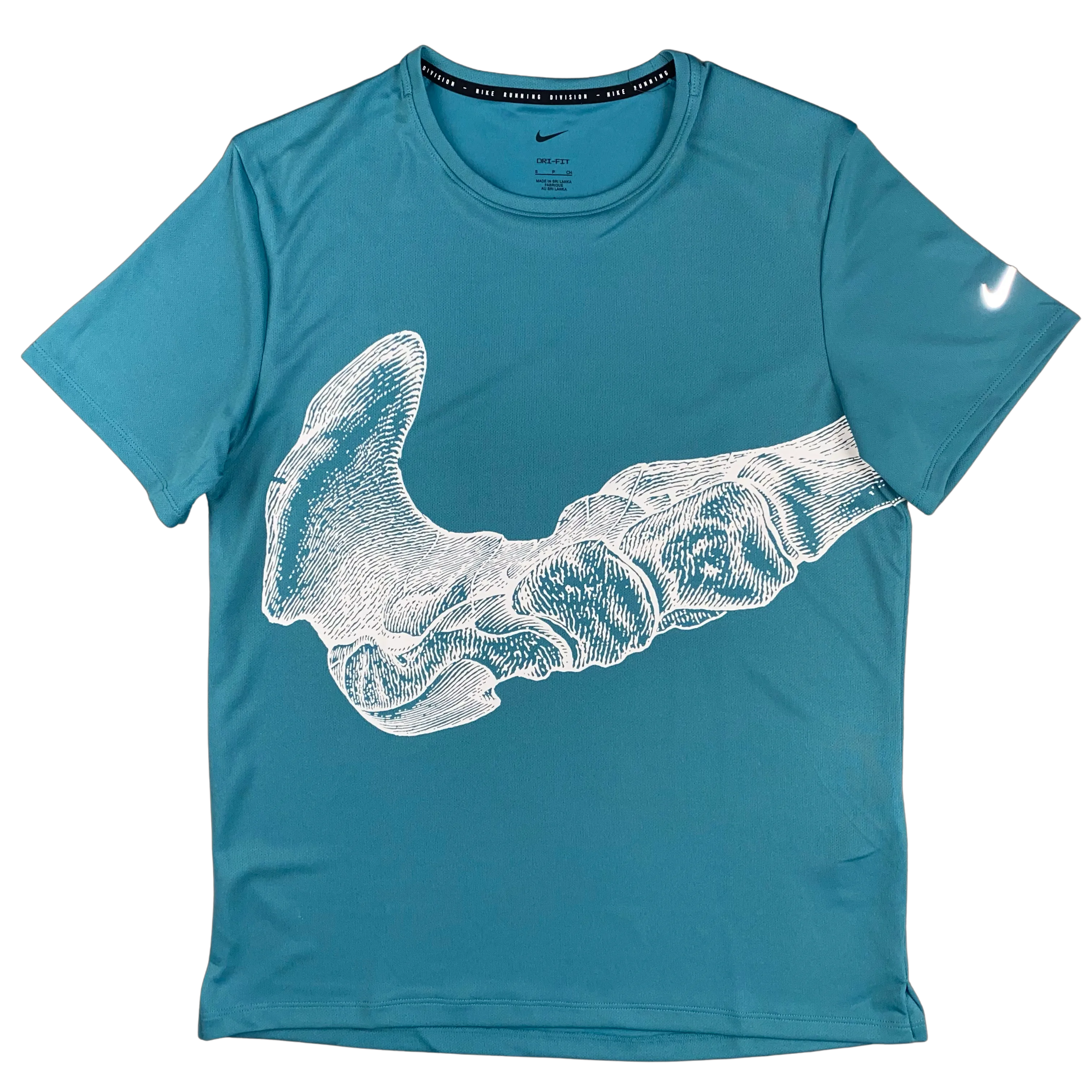 Nike Uv Run Division Miler T-Shirt - Teal