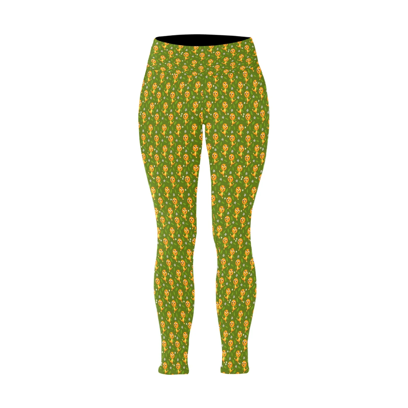 Orange Bird Women's Plus Size Athletic Leggings