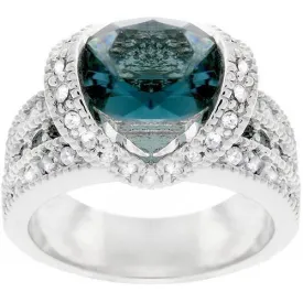 Ovaline Blue Ring