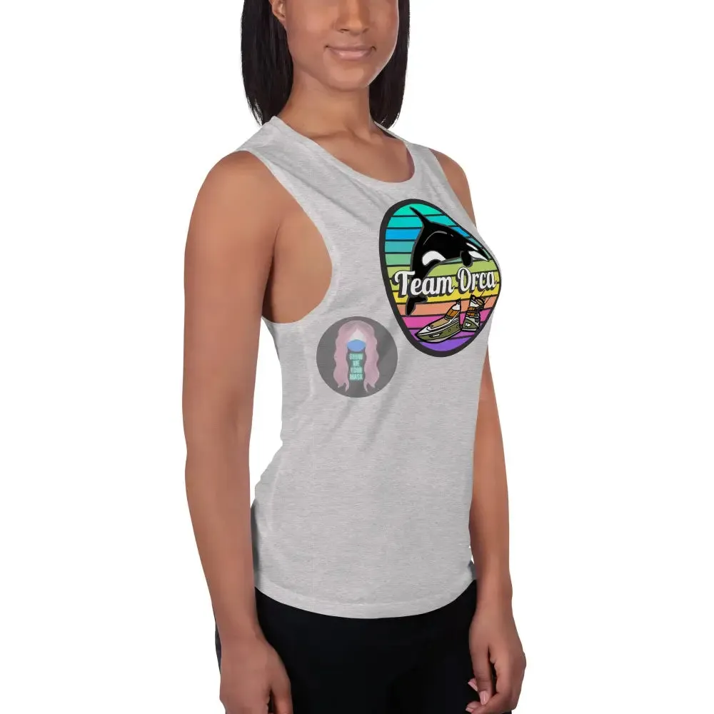 "Team Orca" Pride 2024 (Lite) Ladies’ Muscle Tank