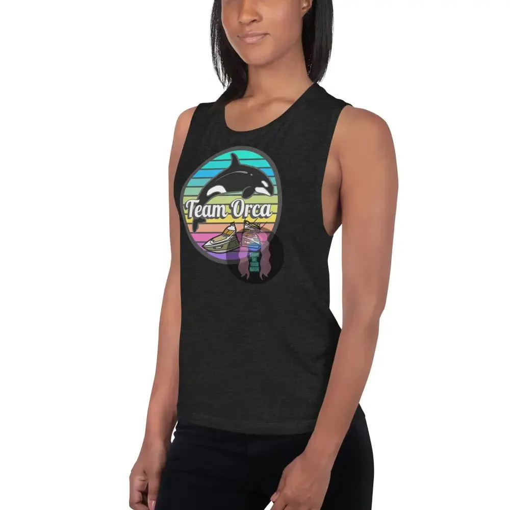 "Team Orca" Pride 2024 (Lite) Ladies’ Muscle Tank