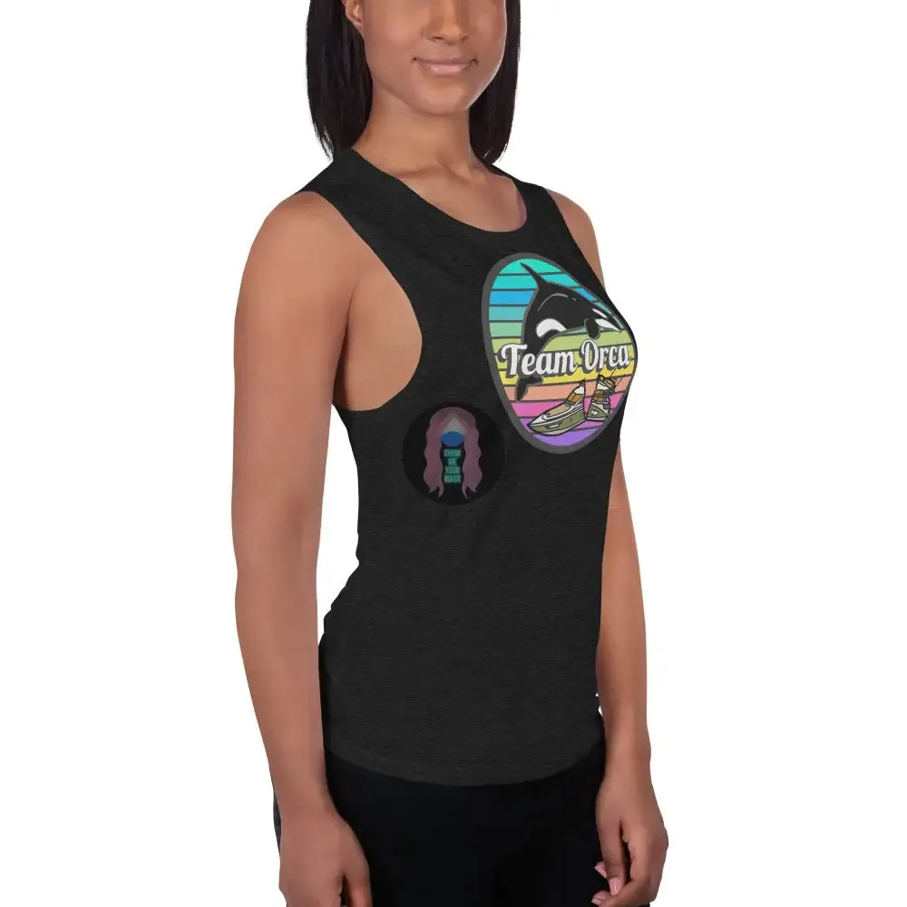 "Team Orca" Pride 2024 (Lite) Ladies’ Muscle Tank