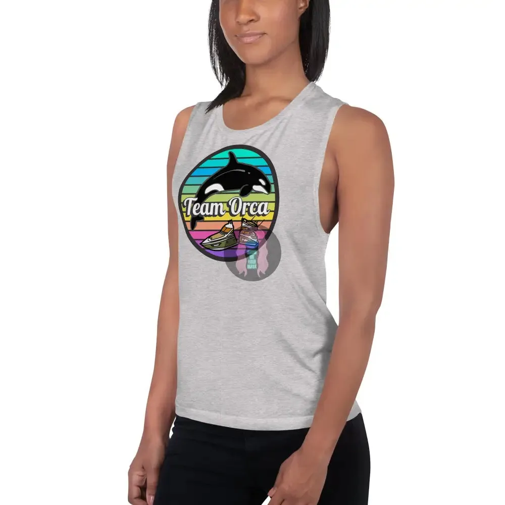 "Team Orca" Pride 2024 (Lite) Ladies’ Muscle Tank