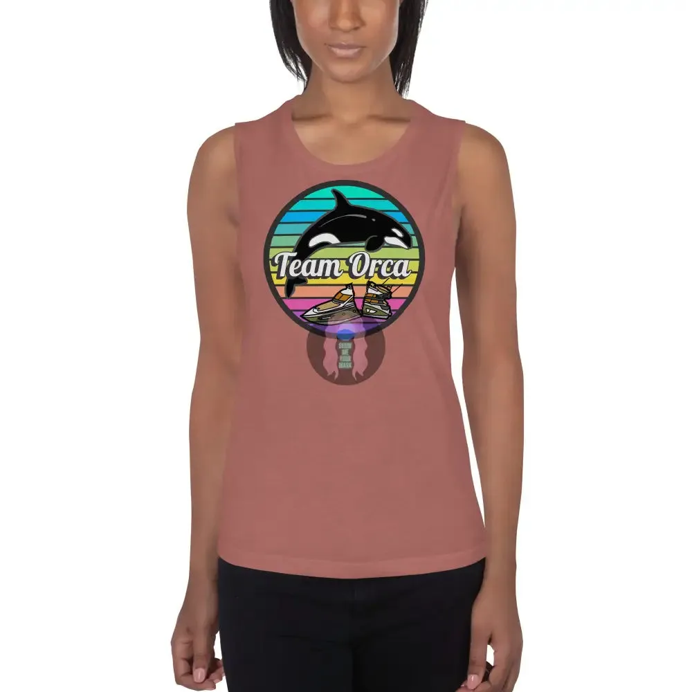 "Team Orca" Pride 2024 (Lite) Ladies’ Muscle Tank