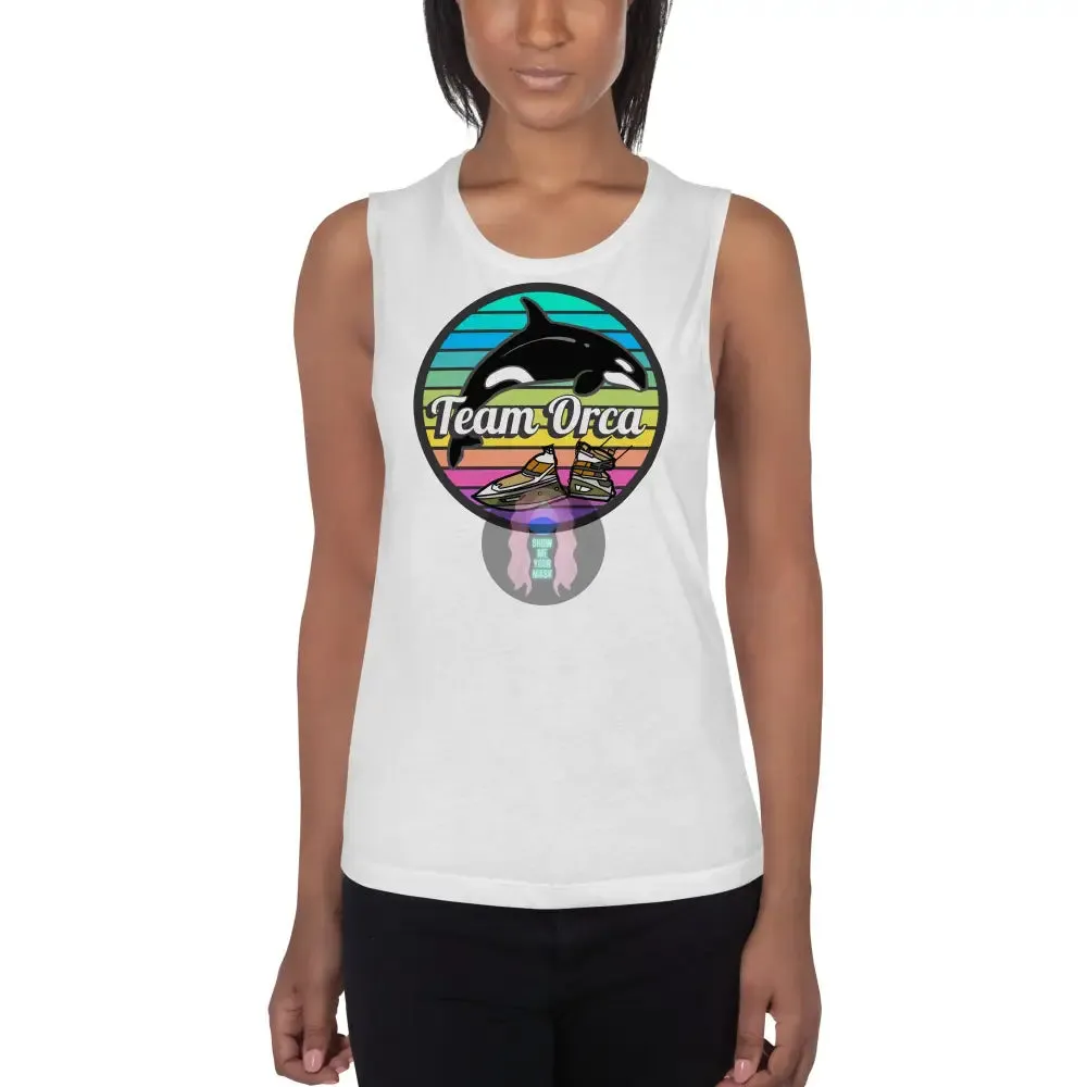 "Team Orca" Pride 2024 (Lite) Ladies’ Muscle Tank